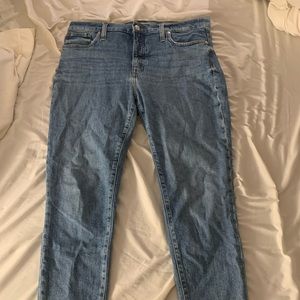 Madewell blue denim jeans